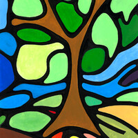 sans titre 
 2000-01. Encre pigmentée, acrylique et encre de chine sur papier. 21 x 29.7 cm. 
2000 – Dominique Vial