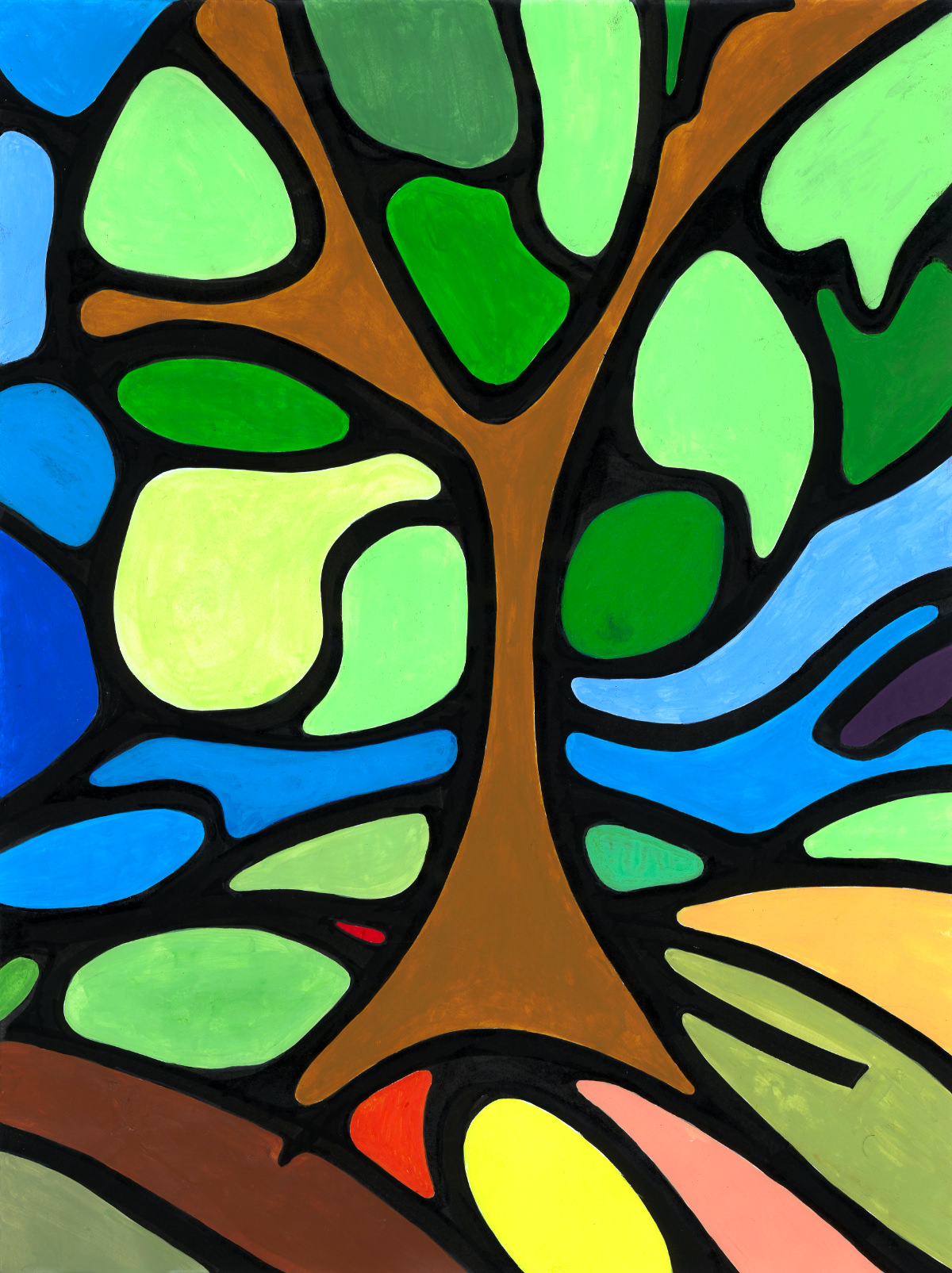 sans titre 
 2000-01. Encre pigmentée, acrylique et encre de chine sur papier. 21 x 29.7 cm. 
2000 – Dominique Vial