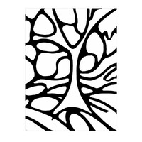 Arbre 1. Encre de chine sur papier. 21 x 29.7 cm. 
2000 – Dominique Vial