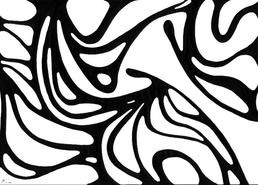 Arbre Albert, détail. Encre de chine sur papier. 29.7 x 21 cm. 
2000 – Dominique Vial