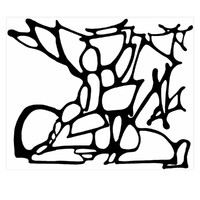 sans titre 
 2000-08. Encre de chine sur papier. 29.7 x 21 cm. 
2000 – Dominique Vial