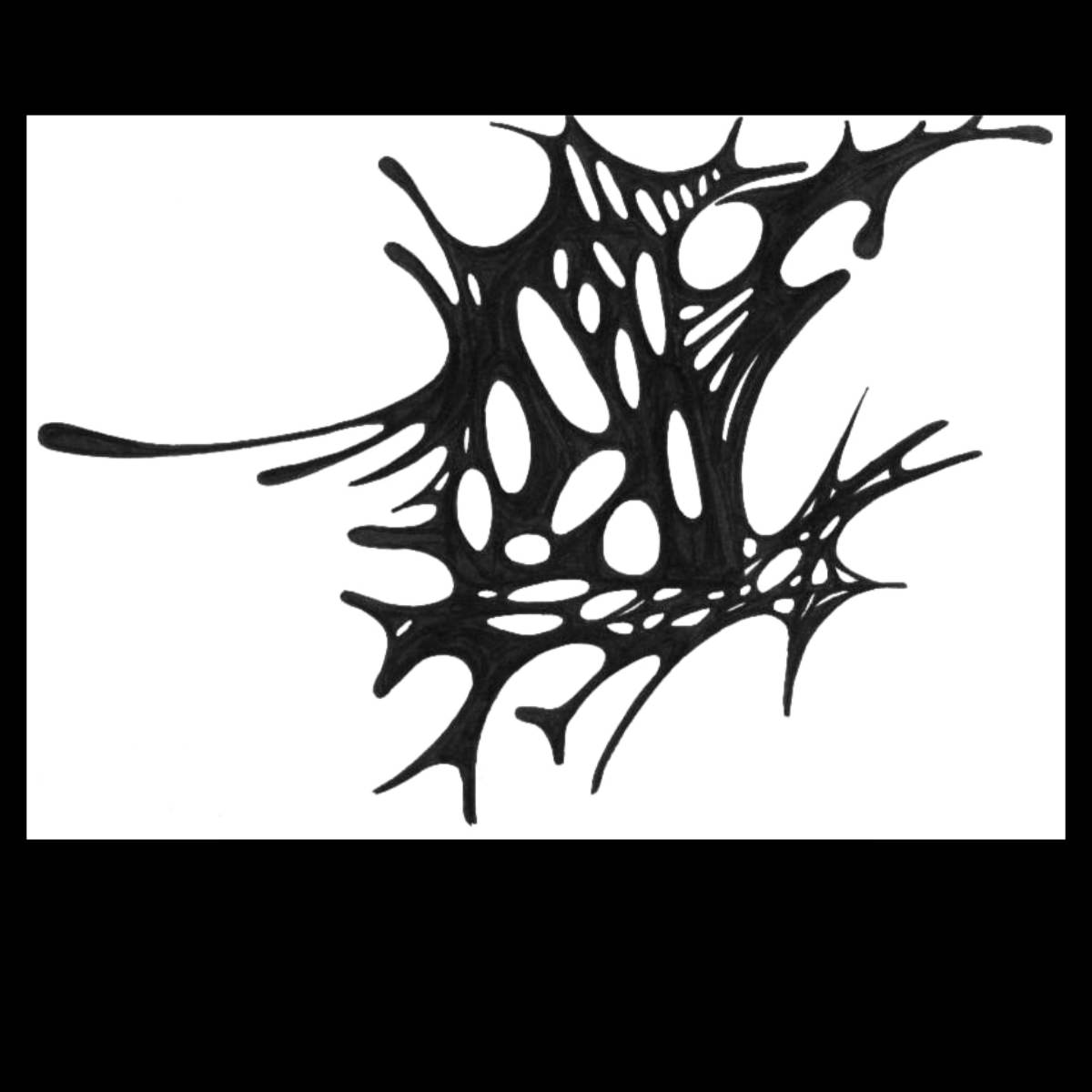 21 avec M. Encre de chine sur papier. 29.7 x 21 cm. 
2001 – Dominique Vial