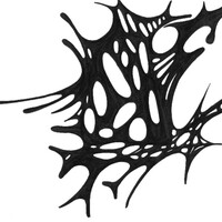 21 avec M. Encre de chine sur papier. 29.7 x 21 cm. 
2001 – Dominique Vial