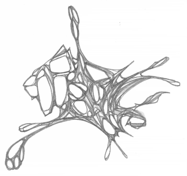 sans titre 
 2001-01. Crayon sur papier. . 
2001 – Dominique Vial