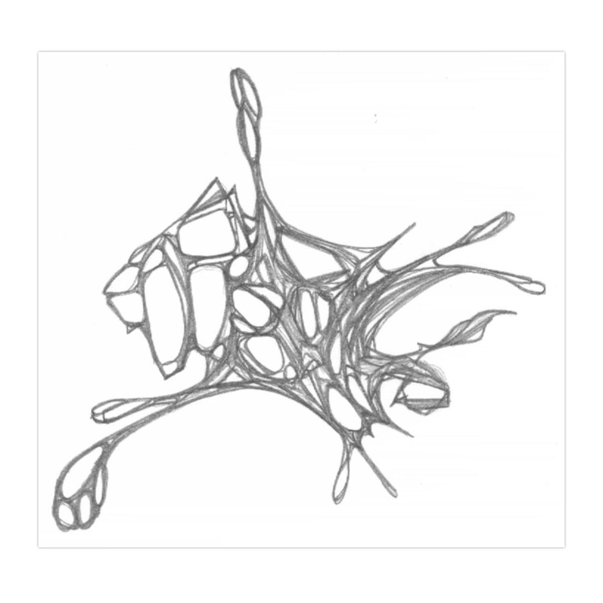 sans titre 
 2001-01. Crayon sur papier. . 
2001 – Dominique Vial