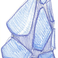 sans titre 
 2001-05. Crayon sur papier. . 
2001 – Dominique Vial