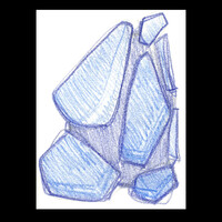 sans titre 
 2001-05. Crayon sur papier. . 
2001 – Dominique Vial