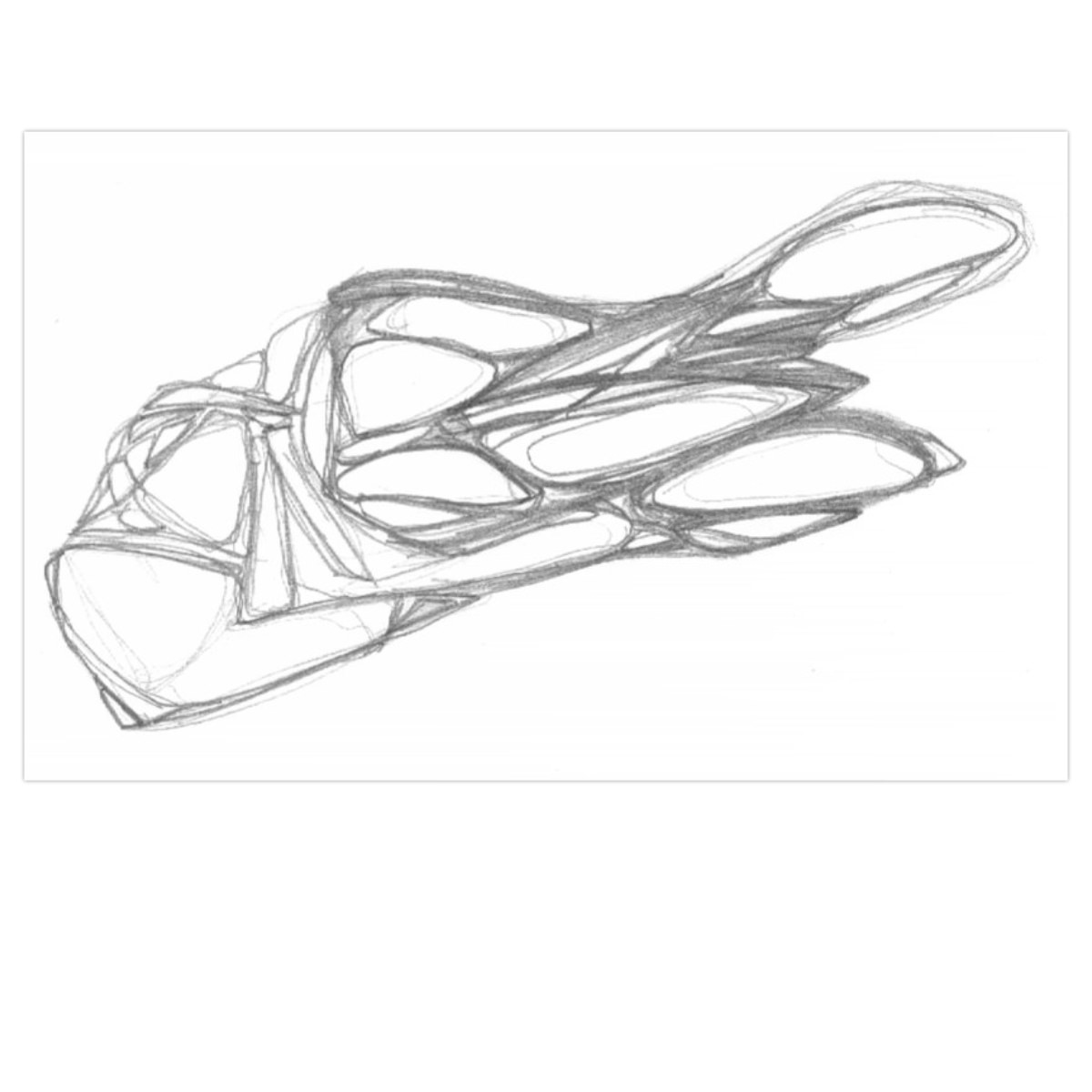 sans titre 
 2001-10. Crayon sur papier. . 
2001 – Dominique Vial