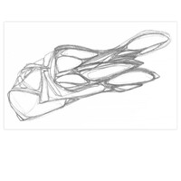 sans titre 
 2001-10. Crayon sur papier. . 
2001 – Dominique Vial