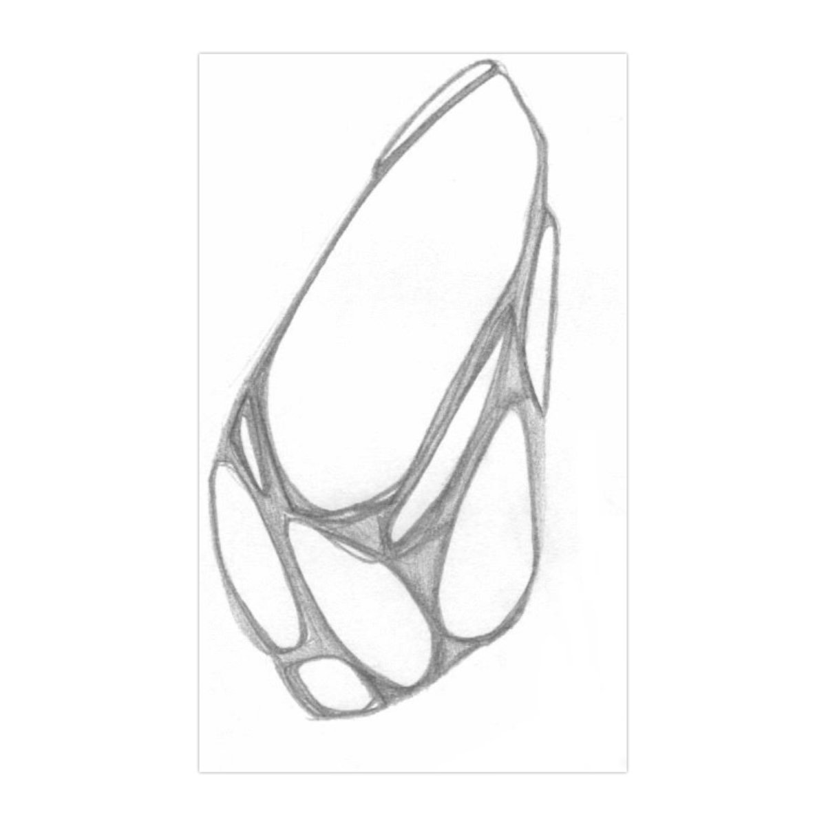 sans titre 
 2001-19. Crayon sur papier. . 
2001 – Dominique Vial