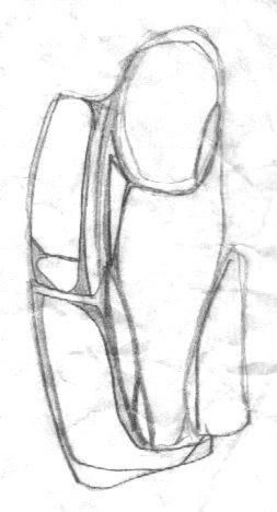 sans titre 
 2001-20. Crayon sur papier. . 
2001 – Dominique Vial