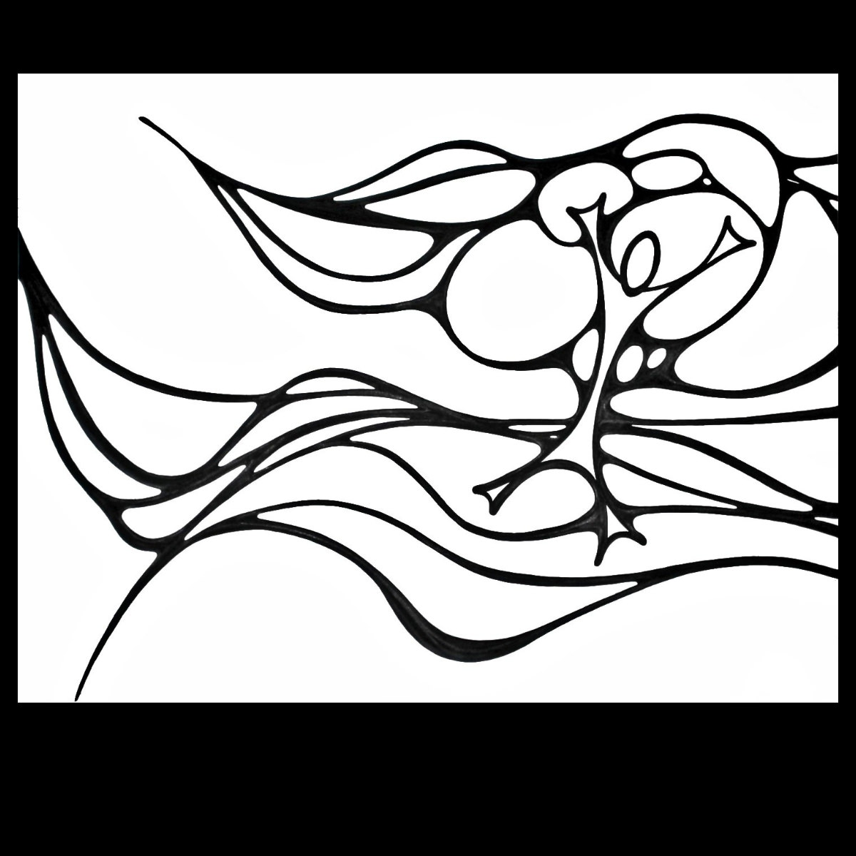 Albert. Encre de chine sur carton plume. . 
2001 – Dominique Vial