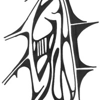 sans titre 
 2002-01. Encre de chine sur papier. 29.7 x 21 cm. 
2002 – Dominique Vial