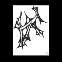 sans titre 
 2002-03. Encre de chine sur papier. . 
2002 – Dominique Vial