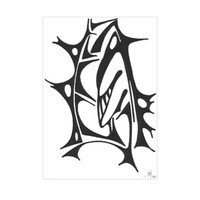 sans titre 
 2002-04. Encre de chine sur papier. . 
2002 – Dominique Vial