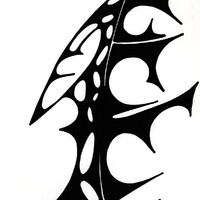 sans titre 
 2002-05. Encre de chine sur papier. . 
2002 – Dominique Vial