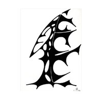 sans titre 
 2002-05. Encre de chine sur papier. . 
2002 – Dominique Vial