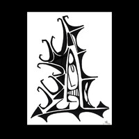 sans titre 
 2002-06. Encre de chine sur papier. . 
2002 – Dominique Vial