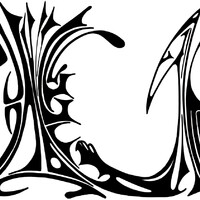 sans titre 
 2002-07. Encre de chine sur papier. . 
2002 – Dominique Vial