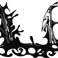 sans titre 
 2002-10. Encre de chine sur papier. 42 x 29.7 cm. 
2002 – Dominique Vial