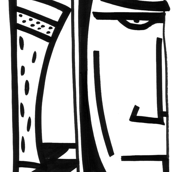 

Tuuhata
 
 &ndash; Encre de chine sur papier &ndash;  &ndash; 2003