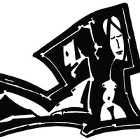 homme femme. Encre de chine sur papier. . 
2003 – Dominique Vial