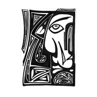 sans titre 
 2003-04. Encre de chine sur papier. . 
2003 – Dominique Vial