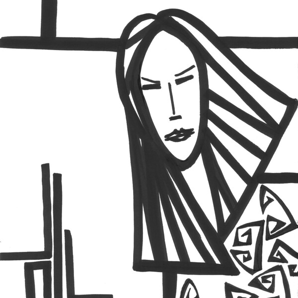 

inconnue
 
 &ndash; Encre de chine sur papier &ndash;  &ndash; 2003