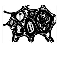 sans titre 
 2003-06. Encre de chine sur papier. . 
2003 – Dominique Vial