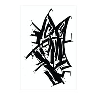 ouverture 1. Encre de chine sur papier. . 
2003 – Dominique Vial