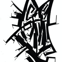 ouverture 1. Encre de chine sur papier. . 
2003 – Dominique Vial