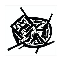 ouverture 2. Encre de chine sur papier. . 
2003 – Dominique Vial