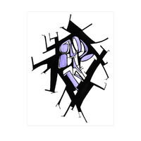 ouverture 4. Encre de chine et encre à alcool sur papier. . 
2003 – Dominique Vial