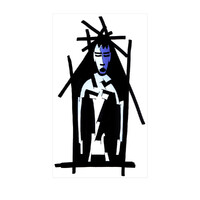 new wave. Encre de chine et encre à alcool sur papier. 21 x 29.7 cm. 
2003 – Dominique Vial