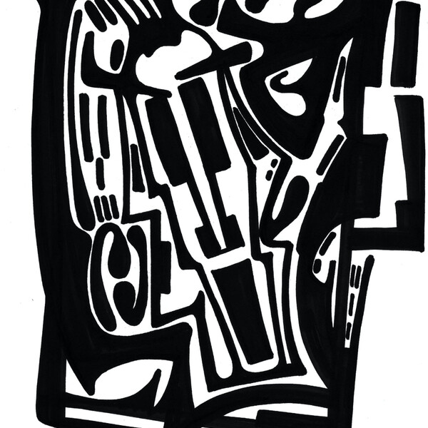 

visage 1
 
 &ndash; Encre de chine sur papier &ndash;  &ndash; 2003