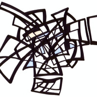 sans titre 
 2003-23. Encre de chine et encre à alcool sur papier. . 
2003 – Dominique Vial