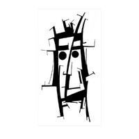 sans titre 
 2003-24. Encre de chine sur papier. . 
2003 – Dominique Vial