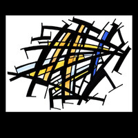 sans titre 
 2003-26. Encre de chine et encre à alcool sur papier. . 
2003 – Dominique Vial