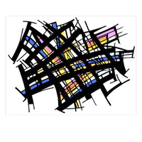 sans titre 
 2003-27. Encre de chine et encre à alcool sur papier. . 
2003 – Dominique Vial