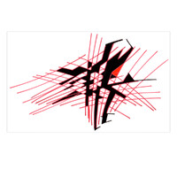 sans titre 
 2003-34. Encre à alcool et encre pigmentée sur papier. . 
2003 – Dominique Vial