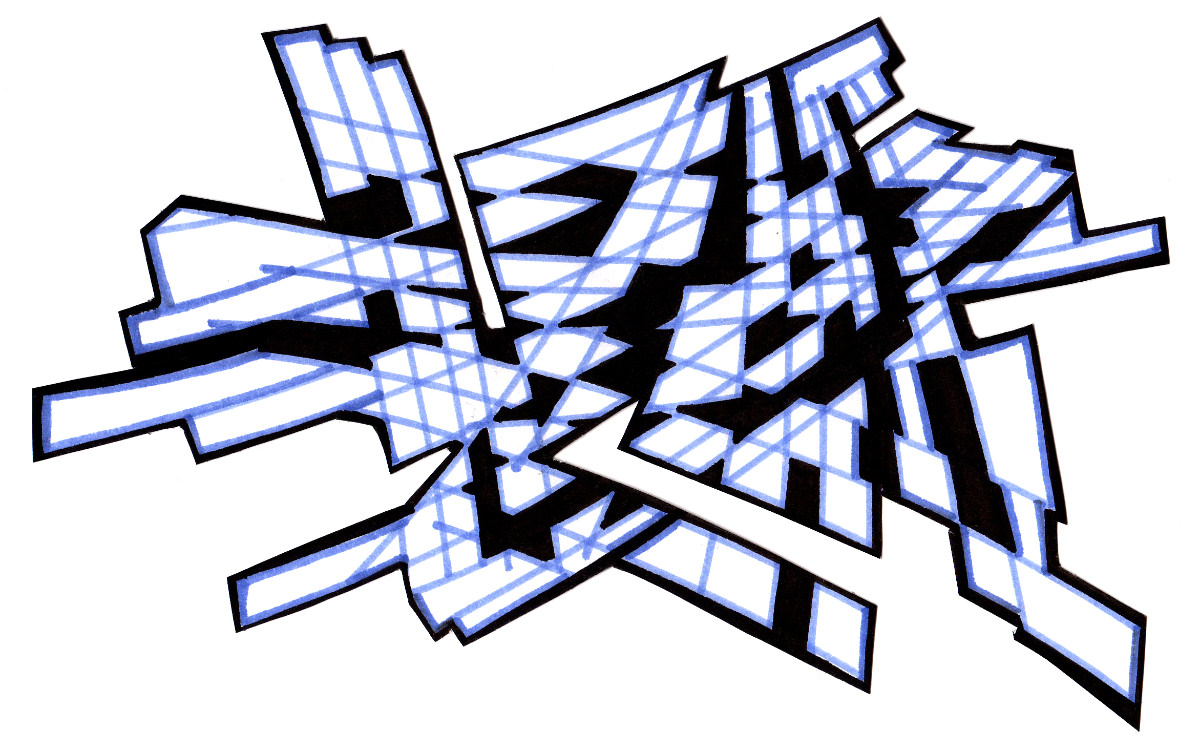 sans titre 
 2003-42. Encre à alcool et encre pigmentée sur papier. . 
2003 – Dominique Vial