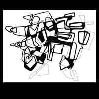 sans titre 
 2003-45. Encre de chine et encre pigmentée sur papier. . 
2003 – Dominique Vial