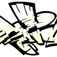 sans titre 
 2003-50. Encre de chine, encre à alcool et encre pigmentée sur papier. . 
2003 – Dominique Vial