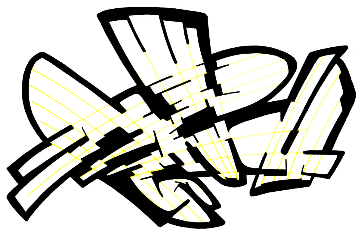 sans titre 
 2003-50. Encre de chine, encre à alcool et encre pigmentée sur papier. . 
2003 – Dominique Vial