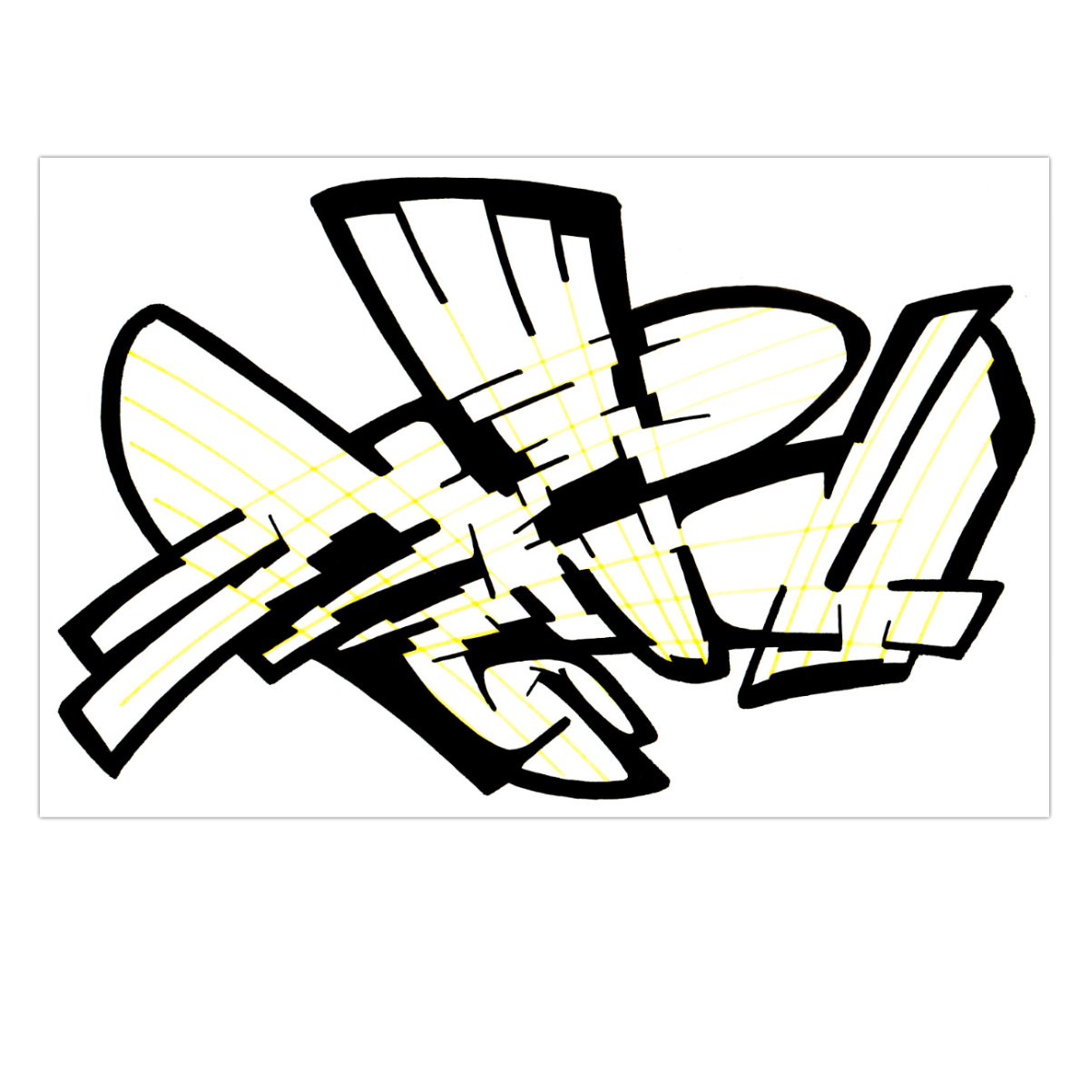 sans titre 
 2003-50. Encre de chine, encre à alcool et encre pigmentée sur papier. . 
2003 – Dominique Vial