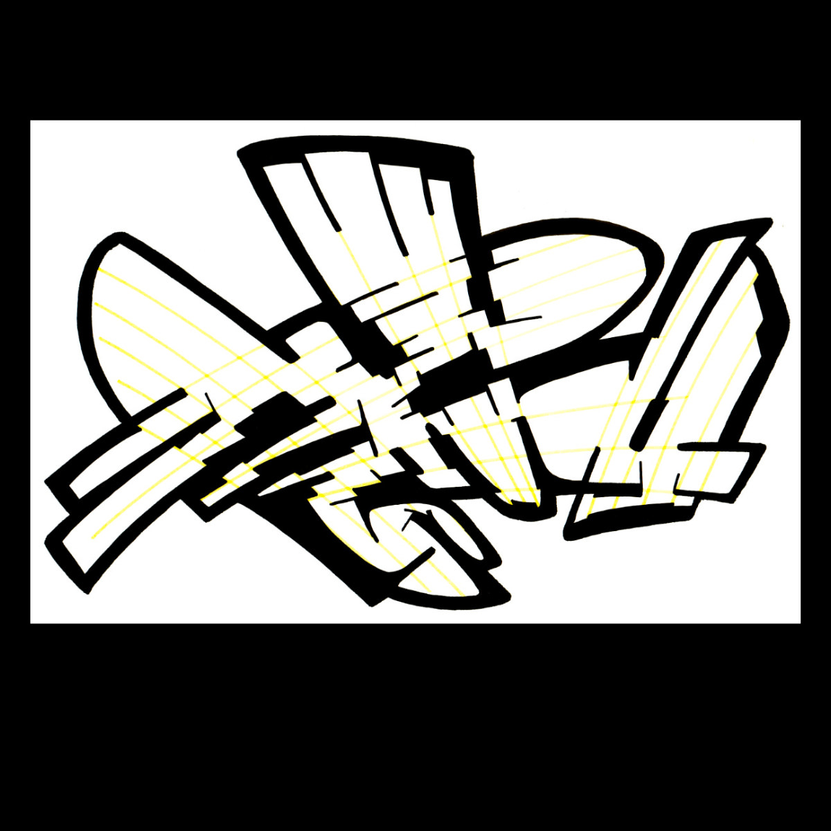 sans titre 
 2003-50. Encre de chine, encre à alcool et encre pigmentée sur papier. . 
2003 – Dominique Vial