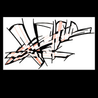 sans titre 
 2003-51. Encre de chine, encre à alcool et encre pigmentée sur papier. . 
2003 – Dominique Vial