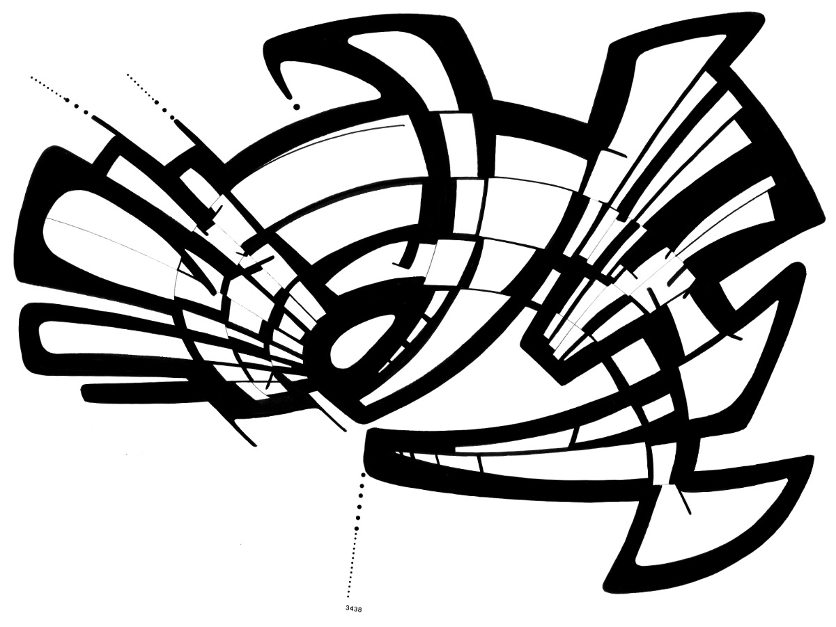 sans titre 
 2004-01. Encre de chine et transfert sur papier. 29.7 x 21 cm. 
2004 – Dominique Vial