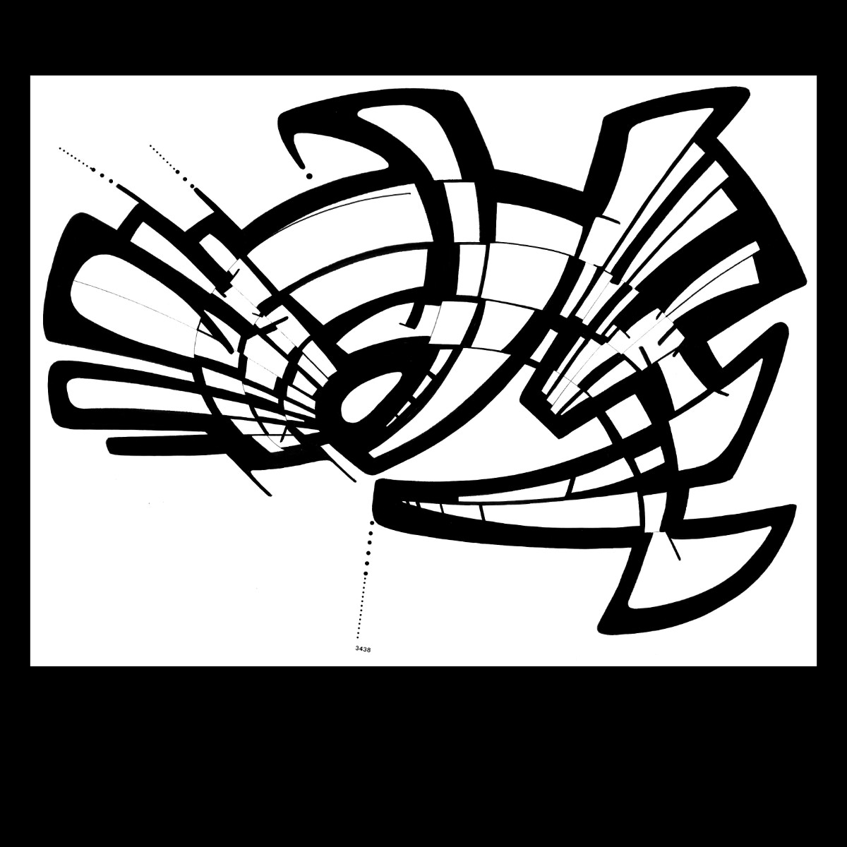 sans titre 
 2004-01. Encre de chine et transfert sur papier. 29.7 x 21 cm. 
2004 – Dominique Vial