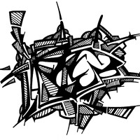 sans titre 
 2004-08. Encre de chine et encre pigmentée sur papier. 29.7 x 21 cm. 
2004 – Dominique Vial